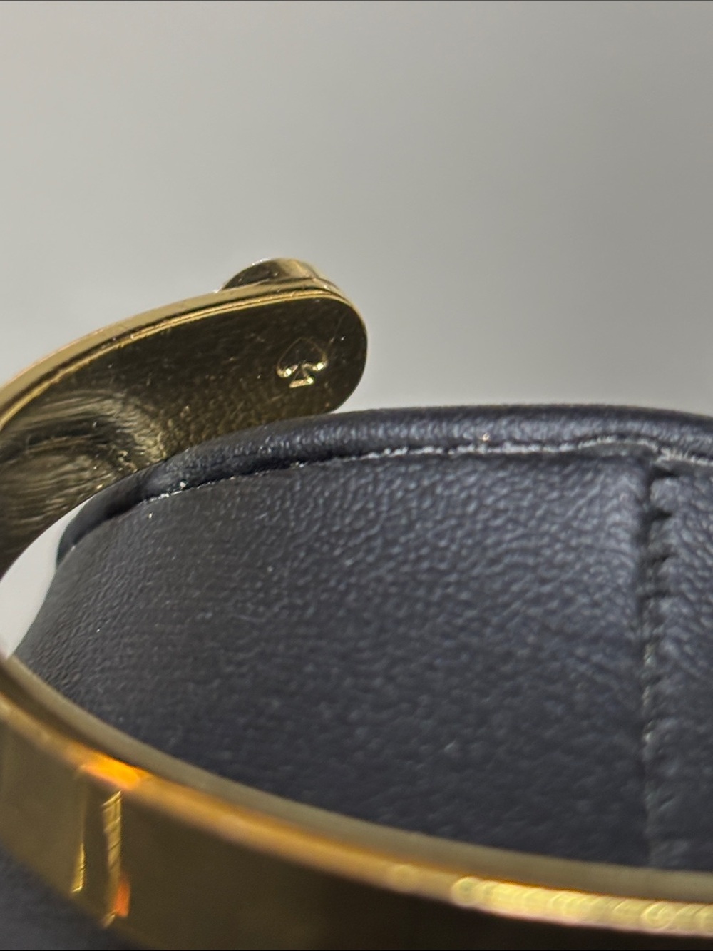 Kate Spade Aurora Borealis AB Gold Tone Clean Slate Cuff Bracelet - Picture 5 of 9